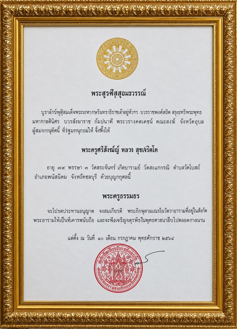 ชื่อผลงาน : พระอุบาลีคุณูปมาจารย์